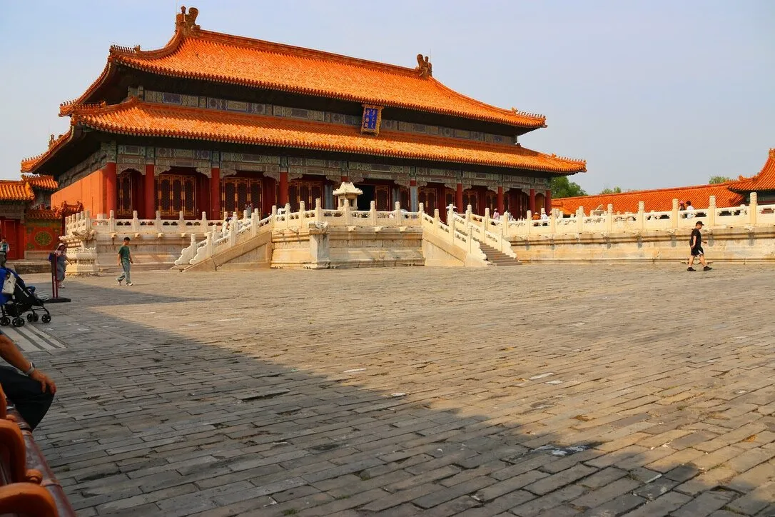 北京故宫太和殿中轴线